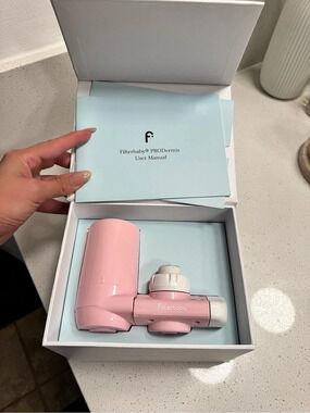 FilterBaby PRODermis Pink Facial Water Filter w/ Replacement Filters